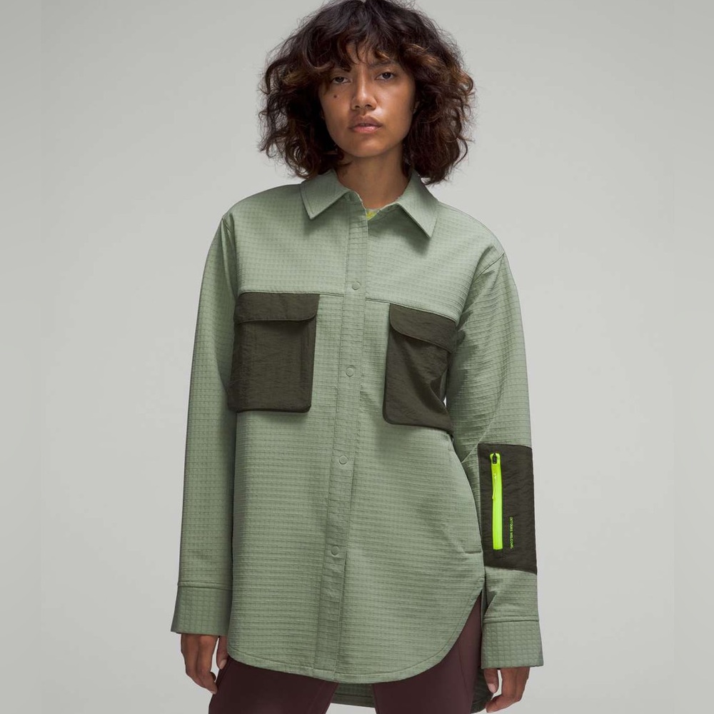 Lululemon Grid Fleece Hiking Overshirt